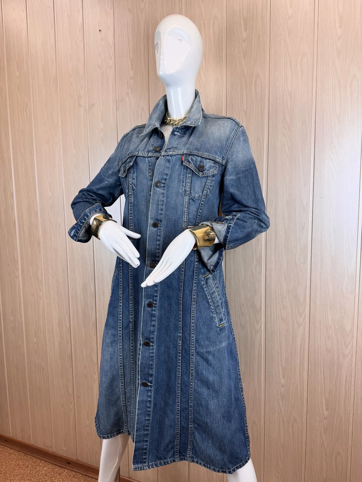 Вінтажна джинсова сукня LEVIS 💙, фото 8