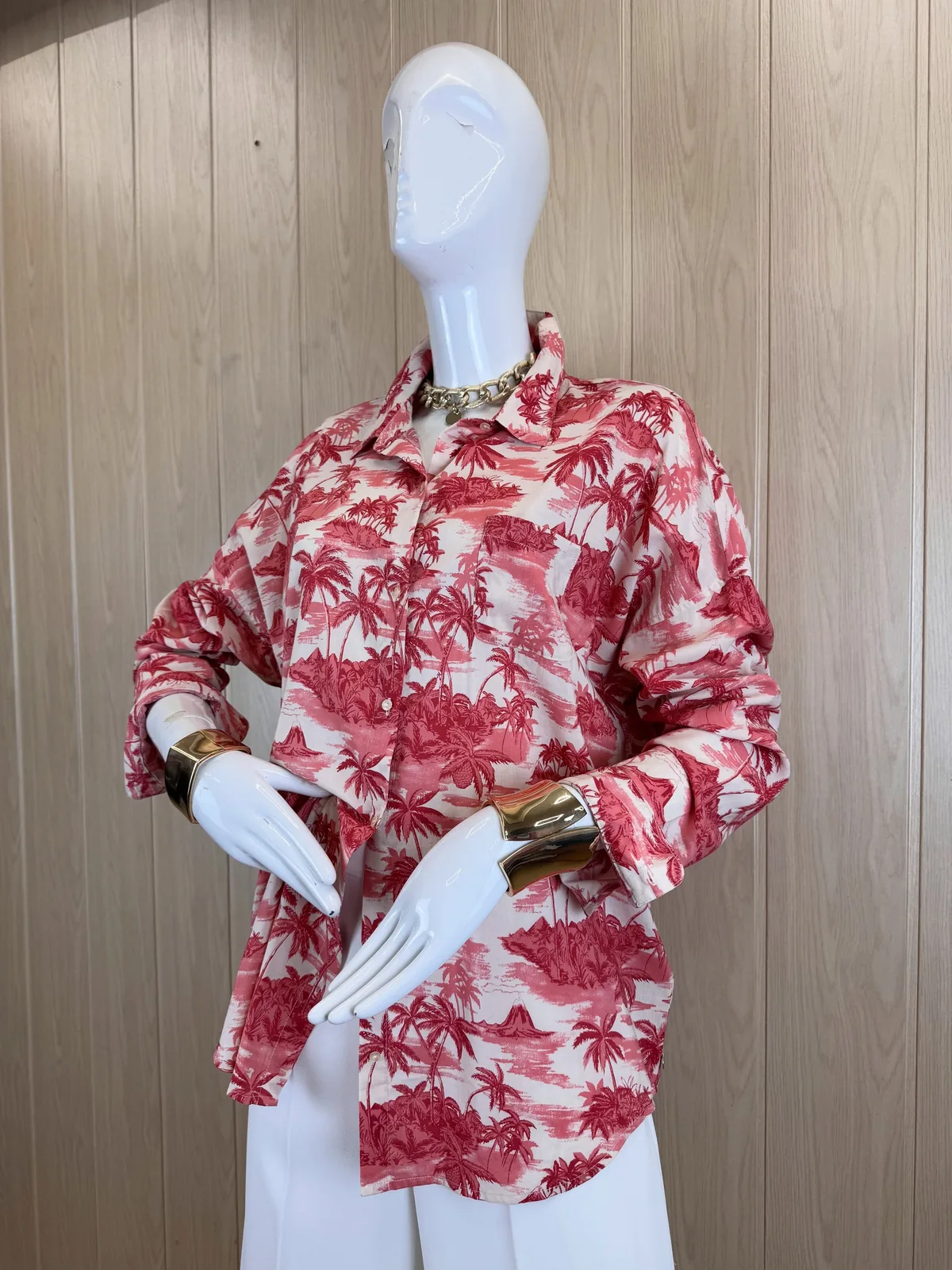 Яскрава сорочка-блузка Maison Scotch 🌴, фото 2