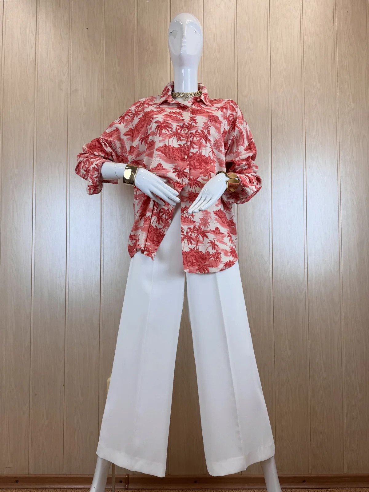 Яскрава сорочка-блузка Maison Scotch 🌴, фото 4