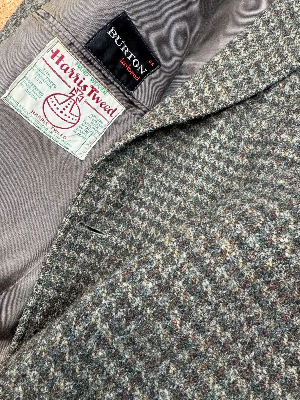 Вінтажний англійський піджак Harris Tweed💘, фото 1