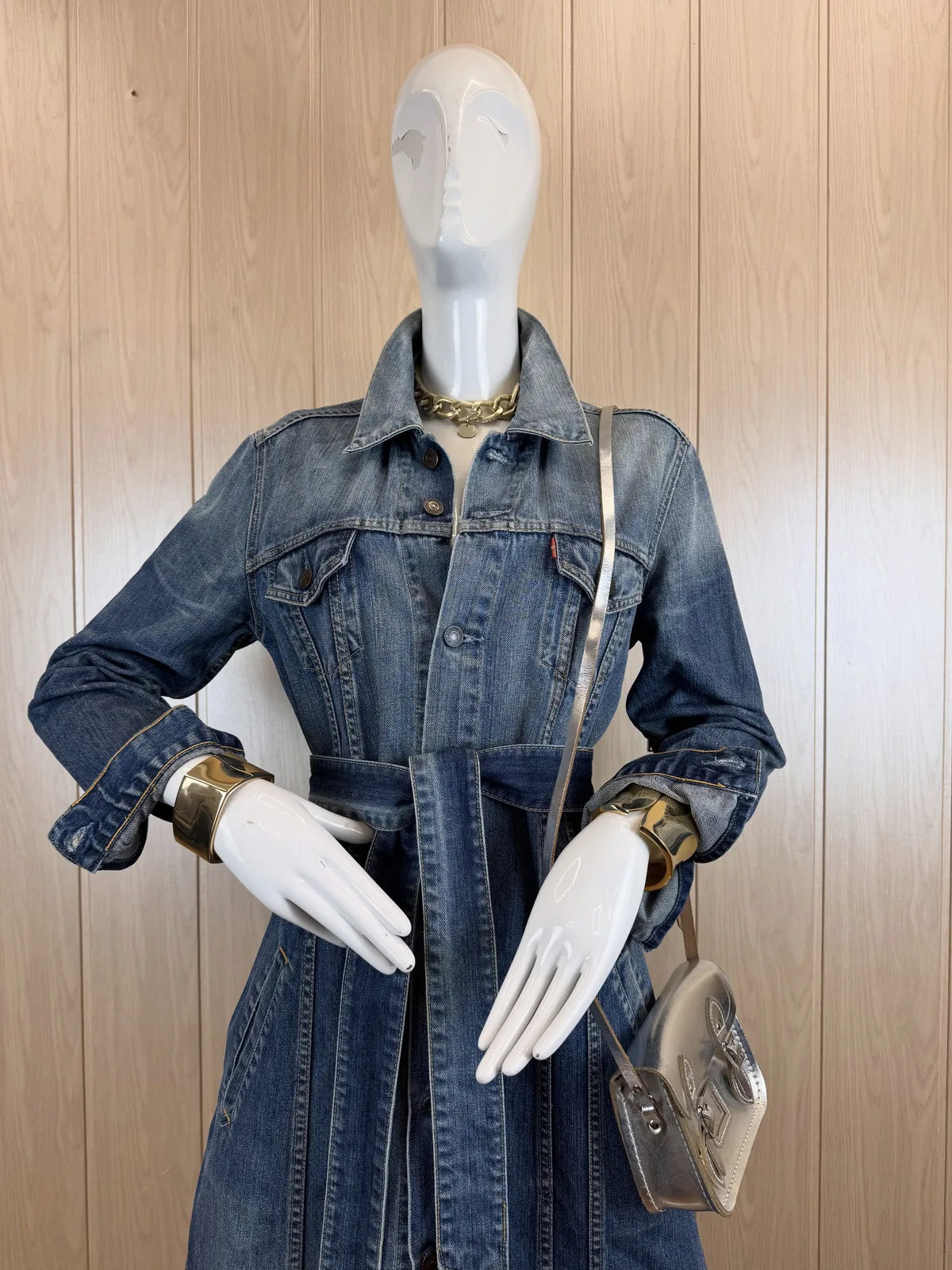 Вінтажна джинсова сукня LEVIS 💙, фото 4