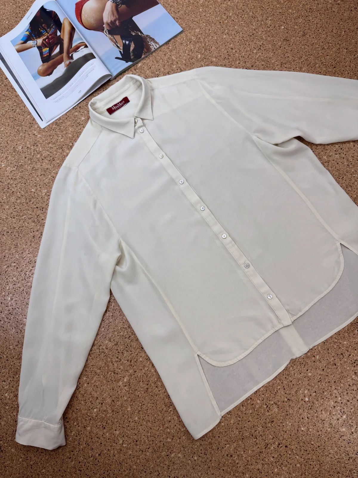 Шовкова блуза MAX MARA 💘, фото 8