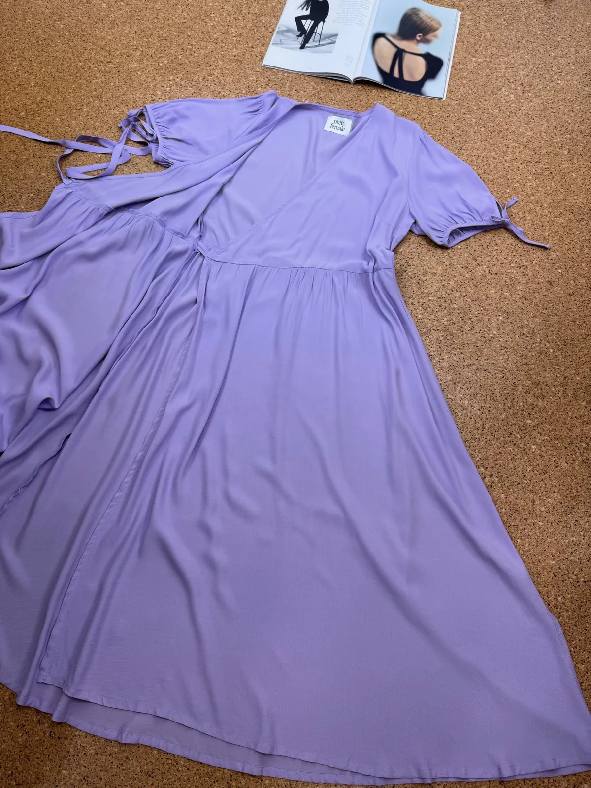 Легка та дуже жіночна сукня на запах Pure Female 💜, фото 8