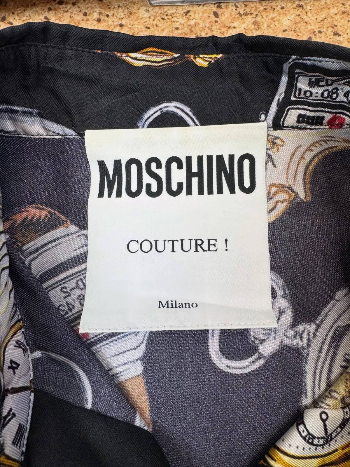 Шовкова сорочка MO$CH!NO Couture ❤️‍🔥, фото 7