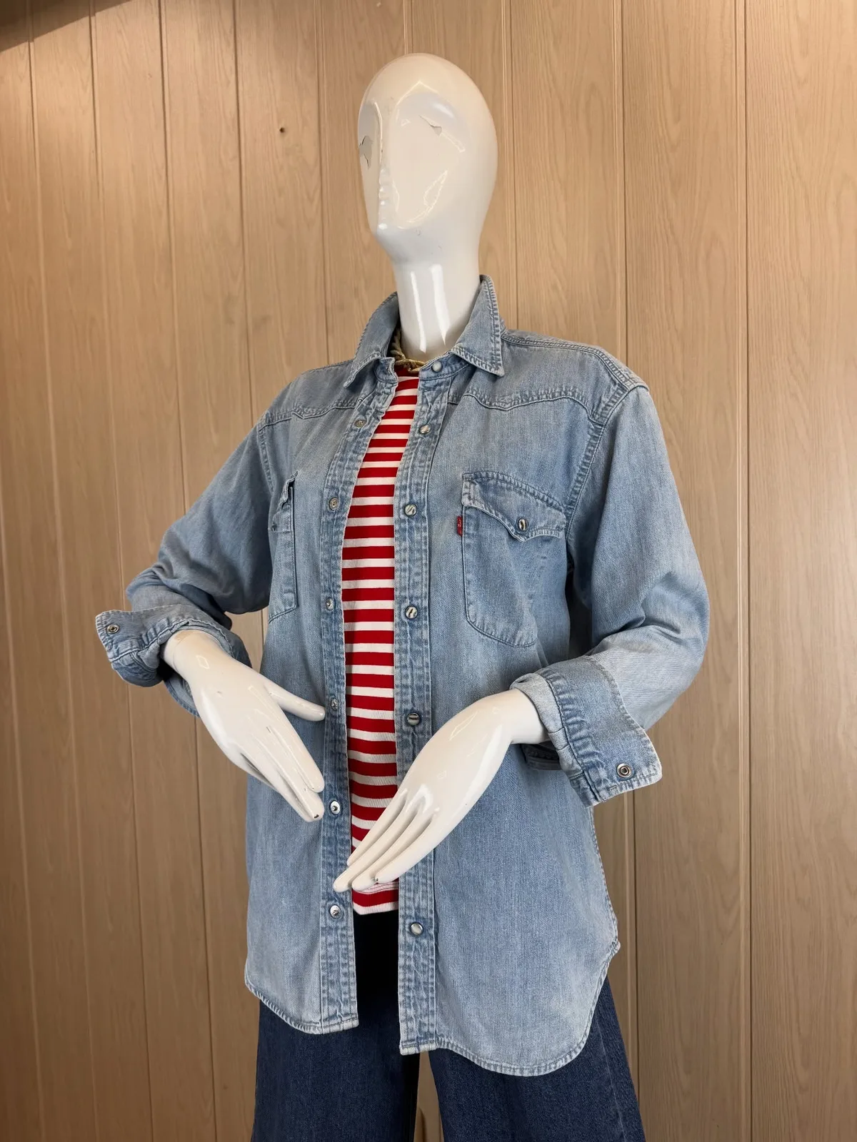 Джинсова сорочка LEVIS 💙, фото 3