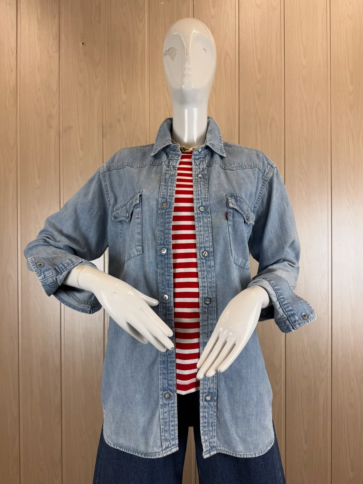 Джинсова сорочка LEVIS 💙, фото 2