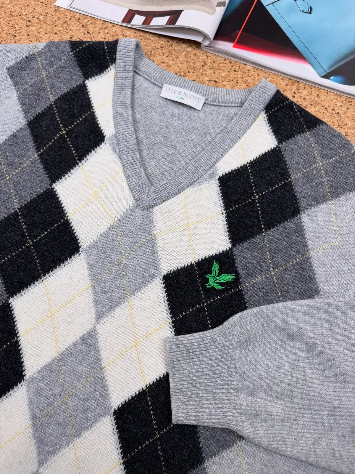 Вінтажний джемпер LYLE & SCOTT 🦅, фото 2