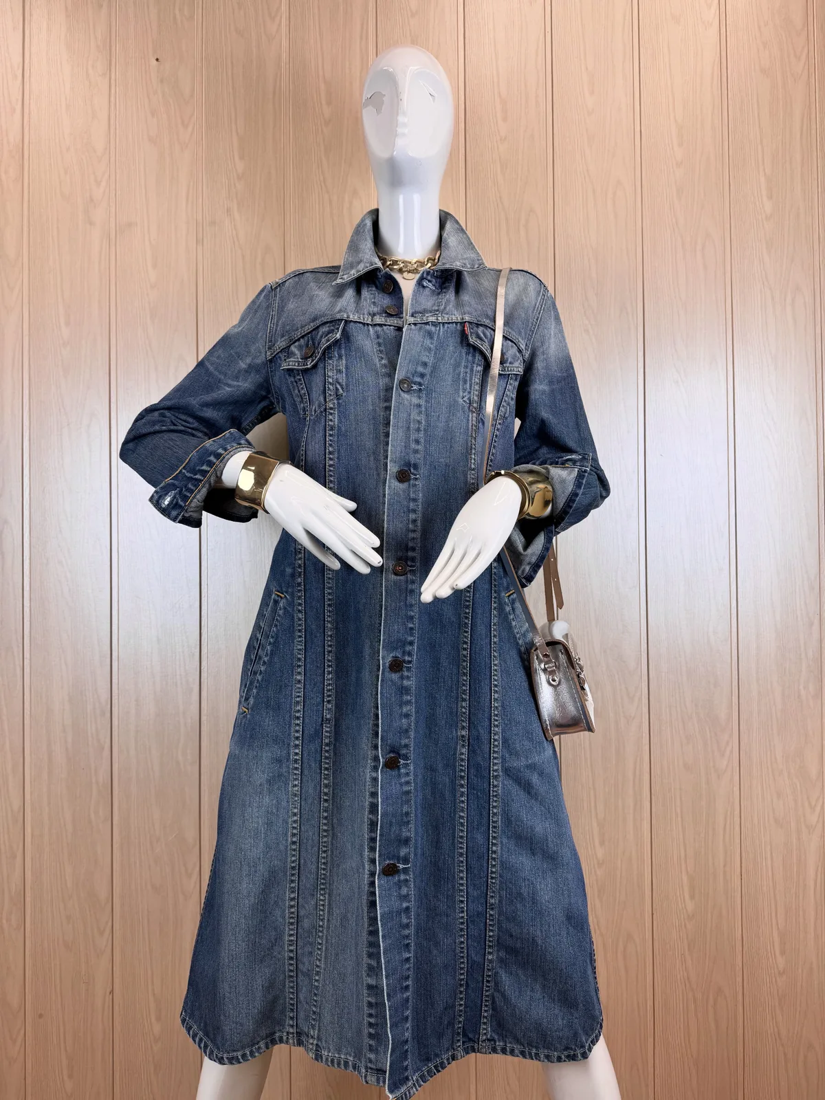 Вінтажна джинсова сукня LEVIS 💙, фото 7