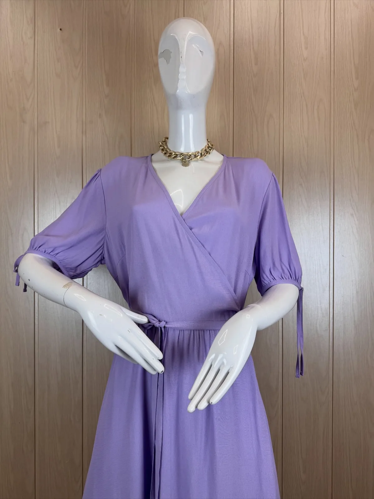 Легка та дуже жіночна сукня на запах Pure Female 💜, фото 2