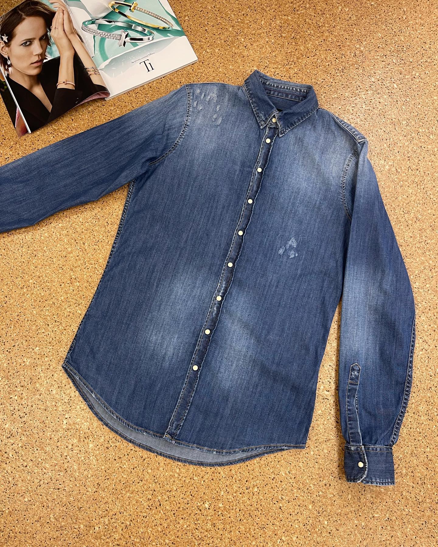 Джинсова сорочка DSQUARED 💙, фото 7