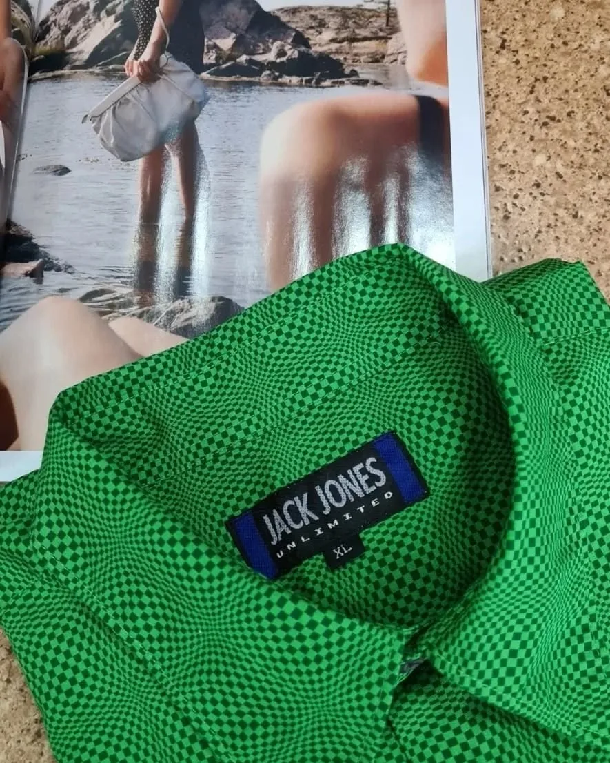 Вінтажна сорочка 💚💚💚, фото 1