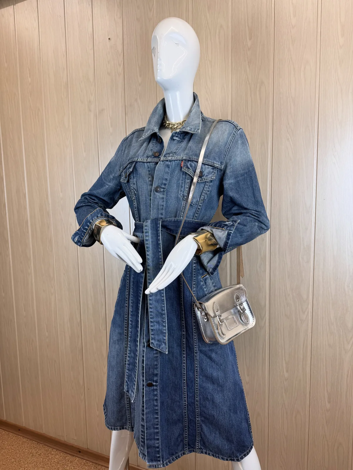 Вінтажна джинсова сукня LEVIS 💙, фото 5