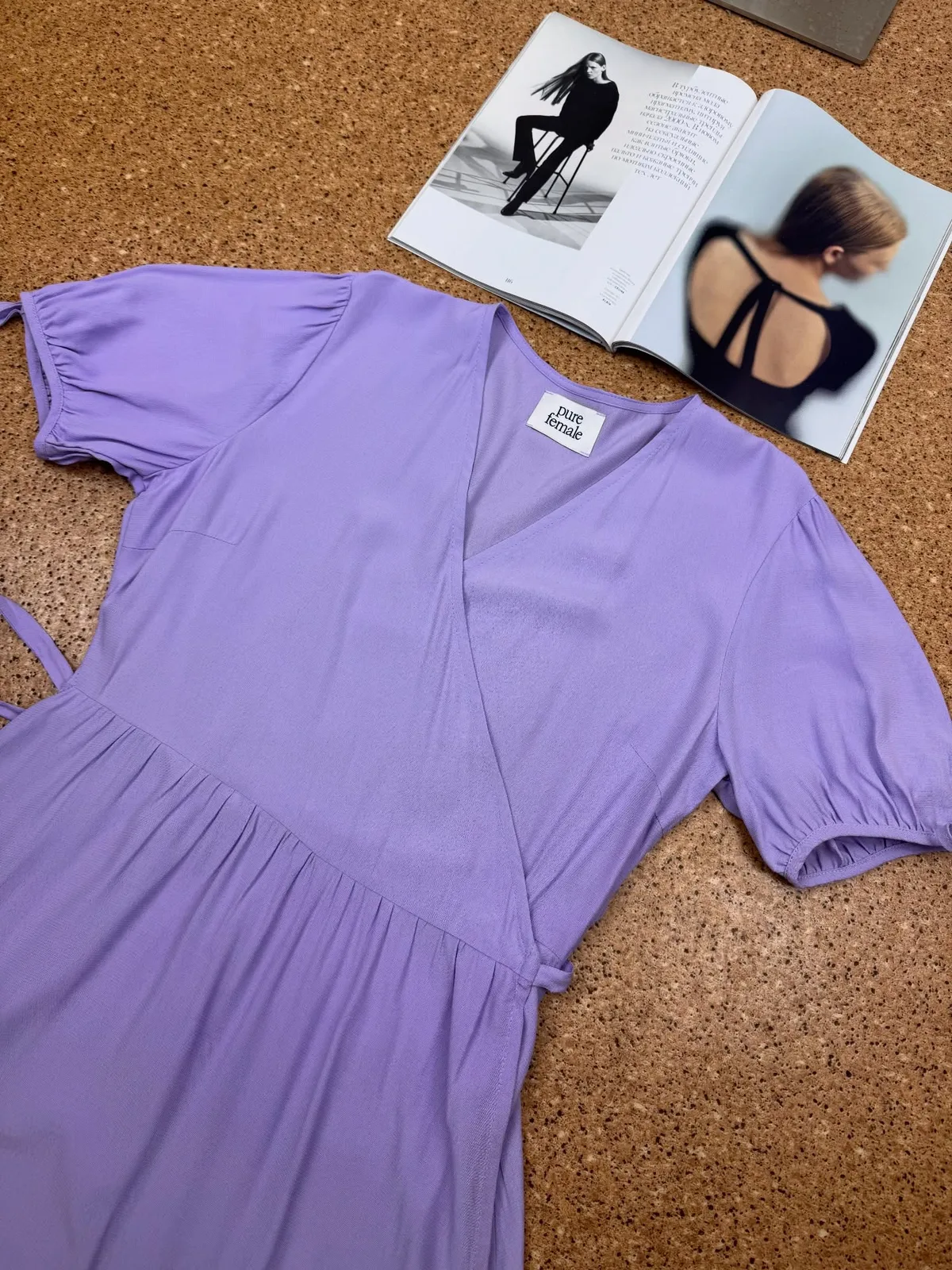 Легка та дуже жіночна сукня на запах Pure Female 💜, фото 5