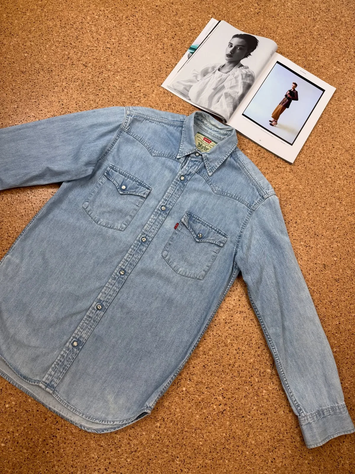 Джинсова сорочка LEVIS 💙, фото 7